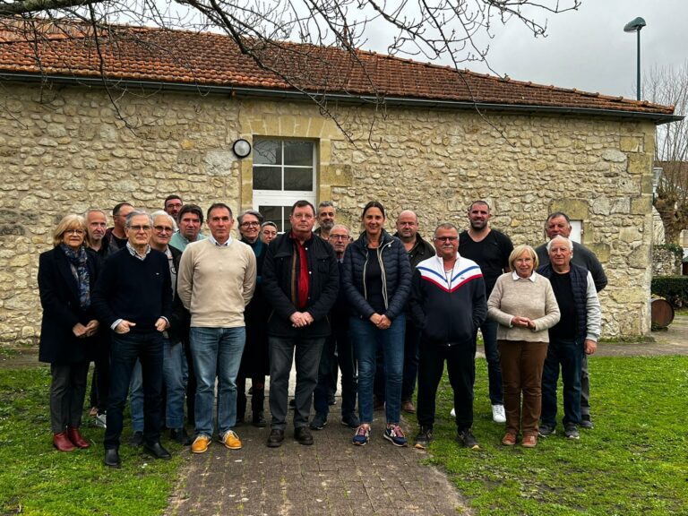 Les délégués du syndicat des eaux - Siaepa du Médoc