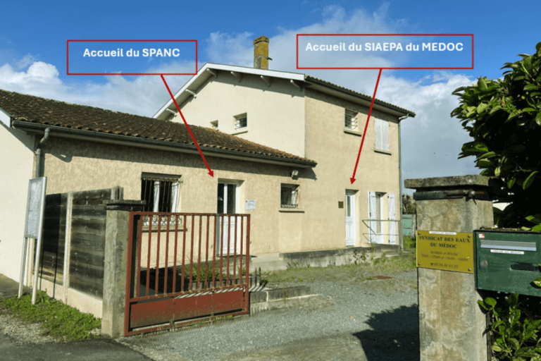 Siège Siaepa Médoc - bureaux Syndicat des eaux du médoc et du SPANC - Siaepa Médoc